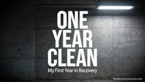 One year clean banner for the matching article.